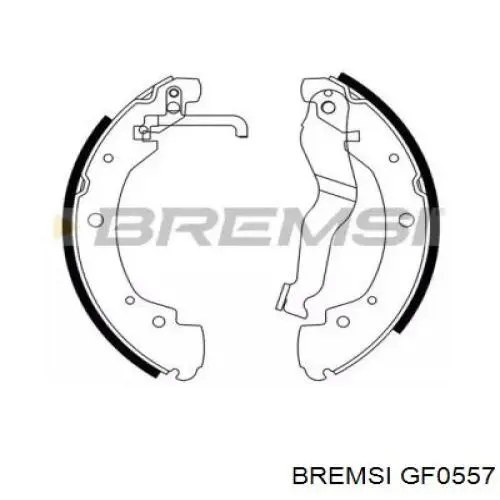 GF0557 Bremsi колодки тормозные задние барабанные