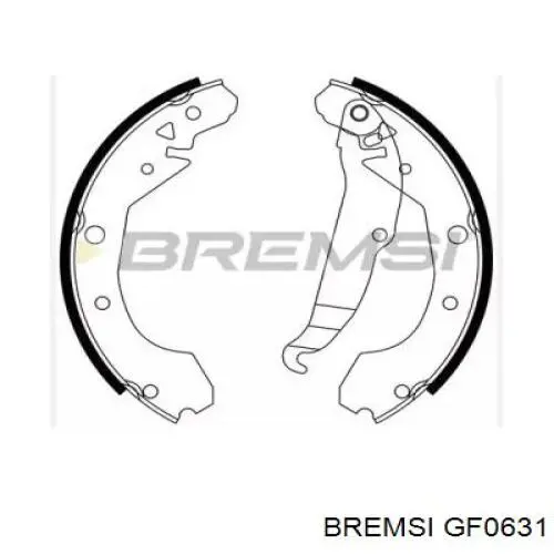 GF0631 Bremsi Барабанные тормозные колодки