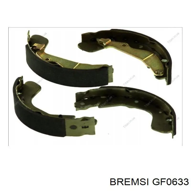 Барабанные колодки Bremsi GF0633