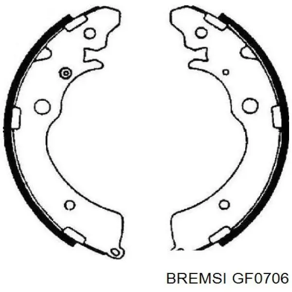 Тормоза рабочие задние ножные и тормозные барабаны Bremsi GF0706 цена, от 19.09 USD