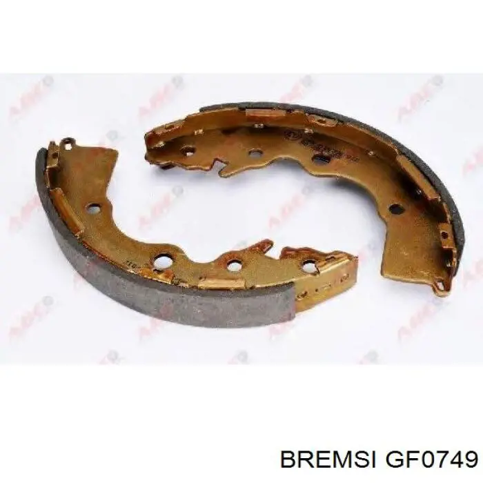 Задние барабанные колодки GF0749 Bremsi