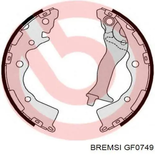 Барабанные колодки Bremsi GF0749