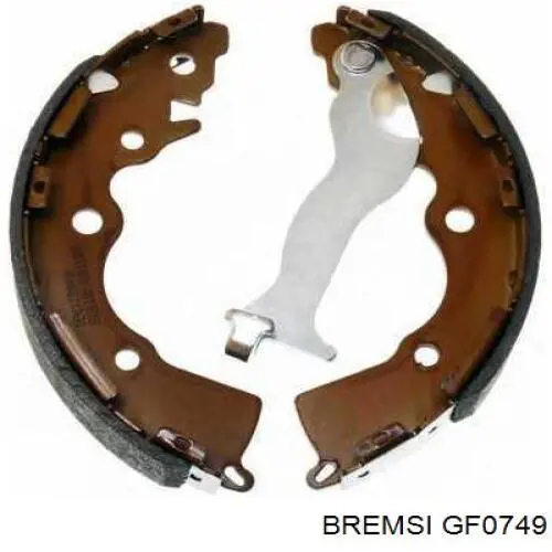 GF0749 Bremsi Барабанные тормозные колодки