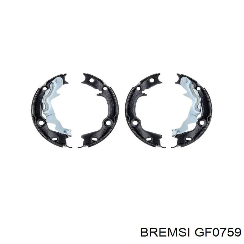 Тормозные колодки стояночного тормоза Bremsi GF0759 цена, от 19.60 USD