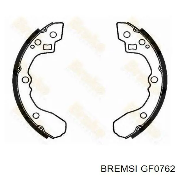 Тормоза рабочие задние ножные и тормозные барабаны Bremsi GF0762 цена, от 17.87 USD