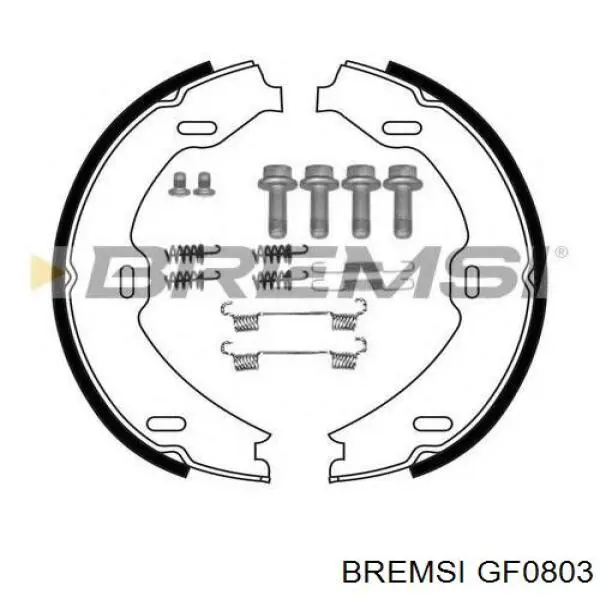 Купить GF0803 Bremsi Колодки ручника/стояночного тормоза
