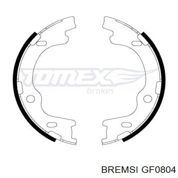 Колодки стояночного тормоза Bremsi GF0804