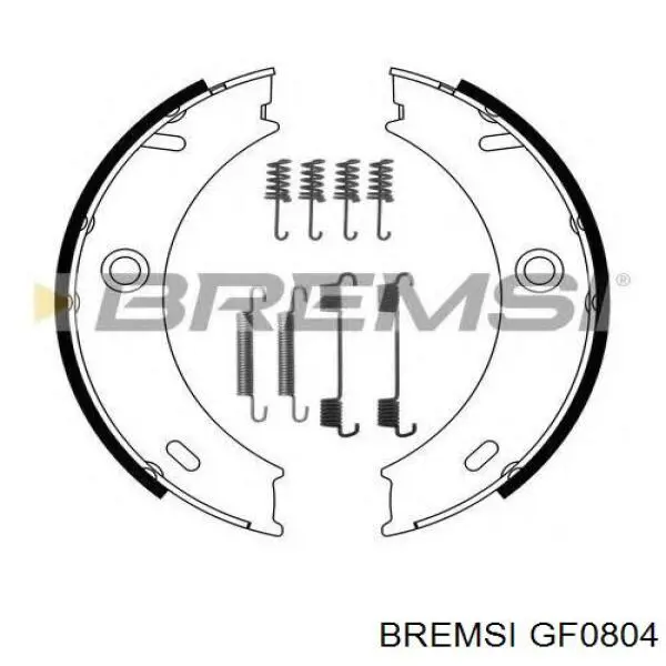 Тормозные колодки стояночного тормоза Bremsi GF0804 цена, от 21.69 USD