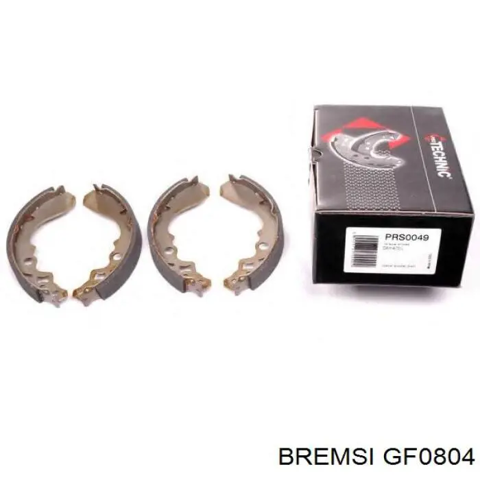 Купить GF0804 Bremsi Колодки ручника/стояночного тормоза