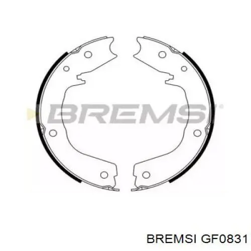 Колодки ручника GF0831 Bremsi