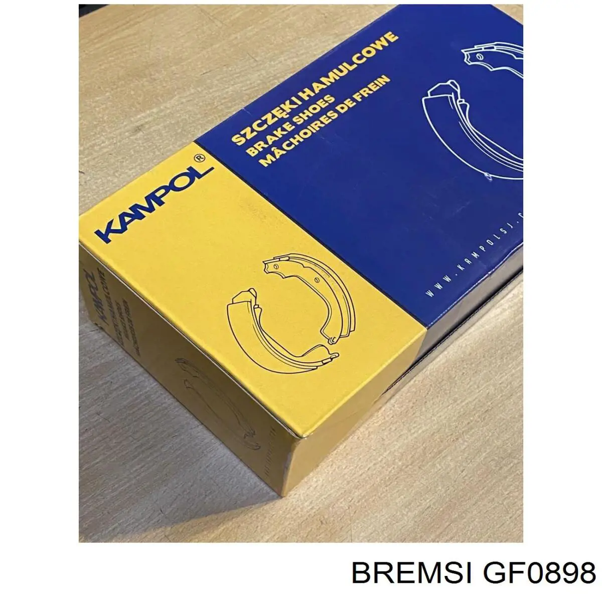 Тормозные колодки стояночного тормоза Bremsi GF0898 цена, от 23.36 USD