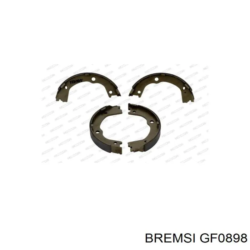 GF0898 Bremsi Тормозные колодки ручника