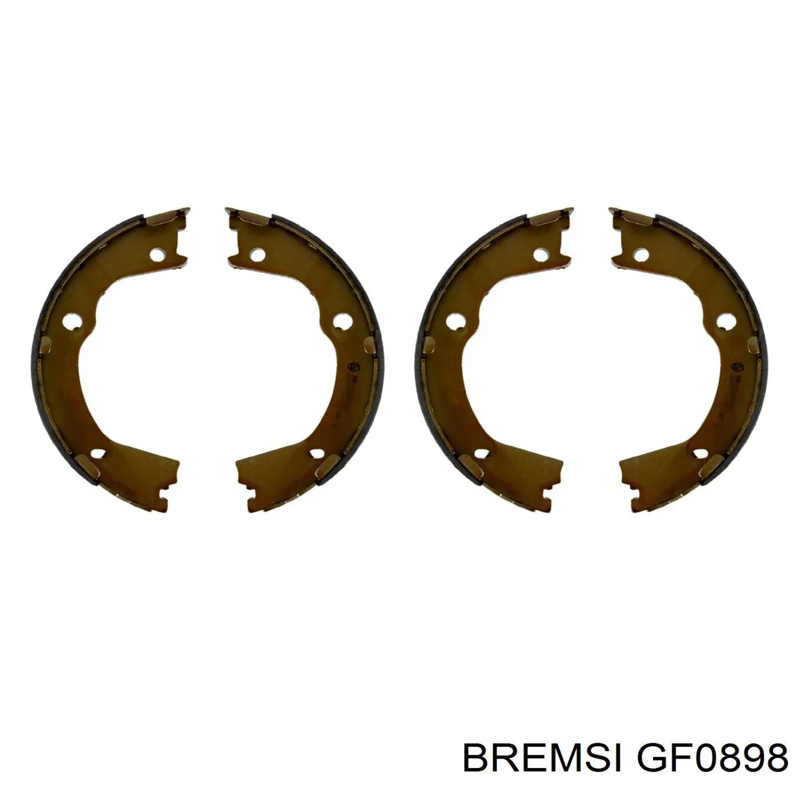 Тормозные колодки стояночного тормоза Bremsi GF0898 цена, от 23.36 USD