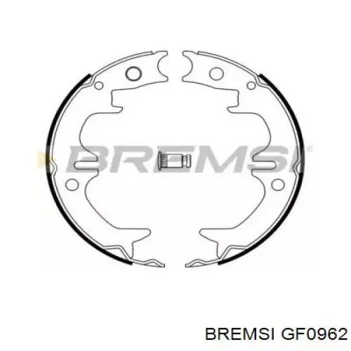 Колодки ручника GF0962 Bremsi