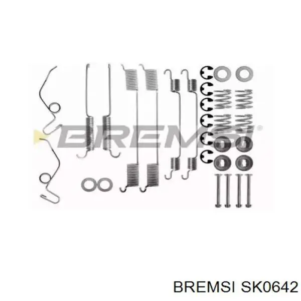 Ремкомплект задних тормозов SK0642 BREMSI