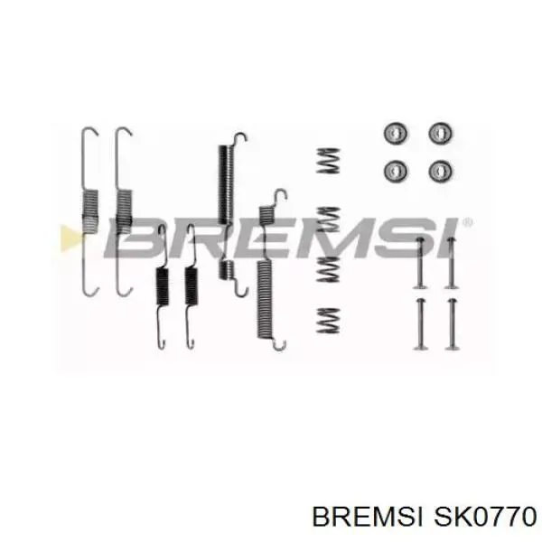 Ремкомплект задних тормозов SK0770 BREMSI