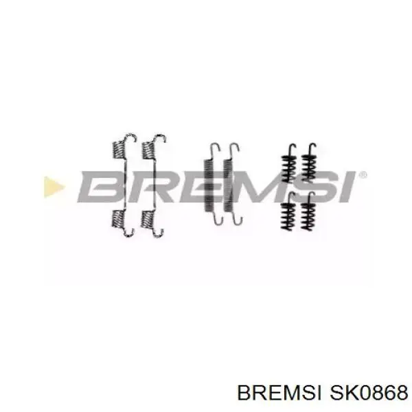 Ремкомплект тормозных колодок SK0868 BREMSI