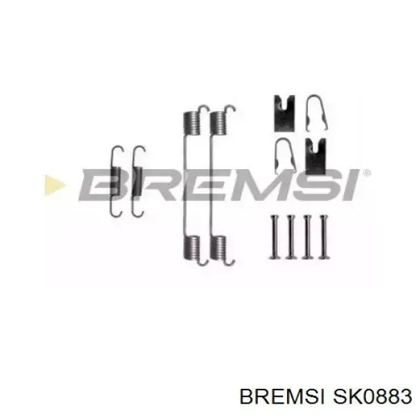Ремкомплект задних тормозов SK0883 BREMSI