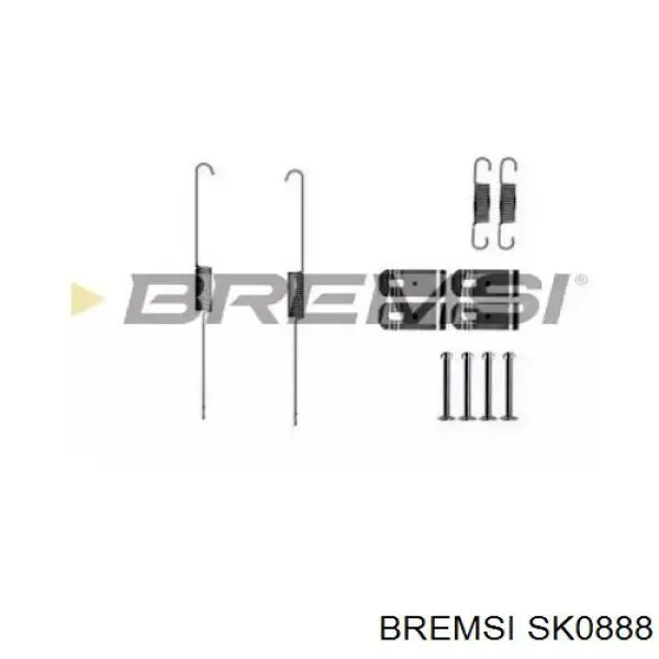 Ремкомплект тормозов задних SK0888 BREMSI