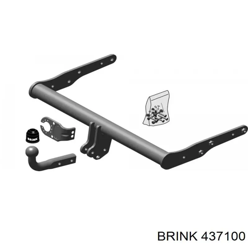 Устройство тягово-сцепное Brink 437100 цена, от 239.24 USD
