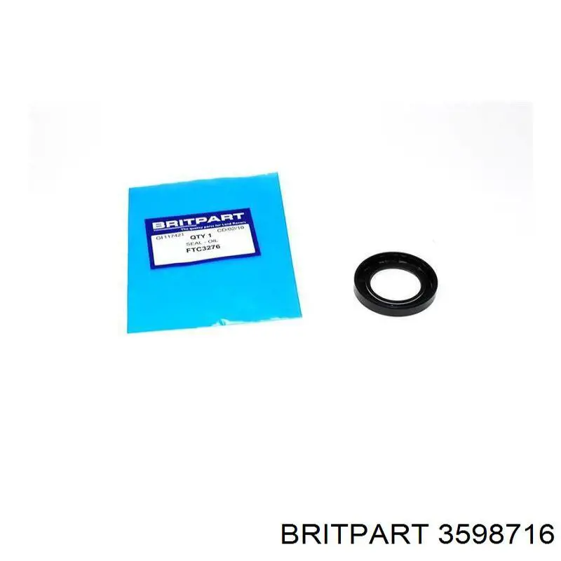 3598716 Britpart сальник клапана (маслосъемный, впуск/выпуск)
