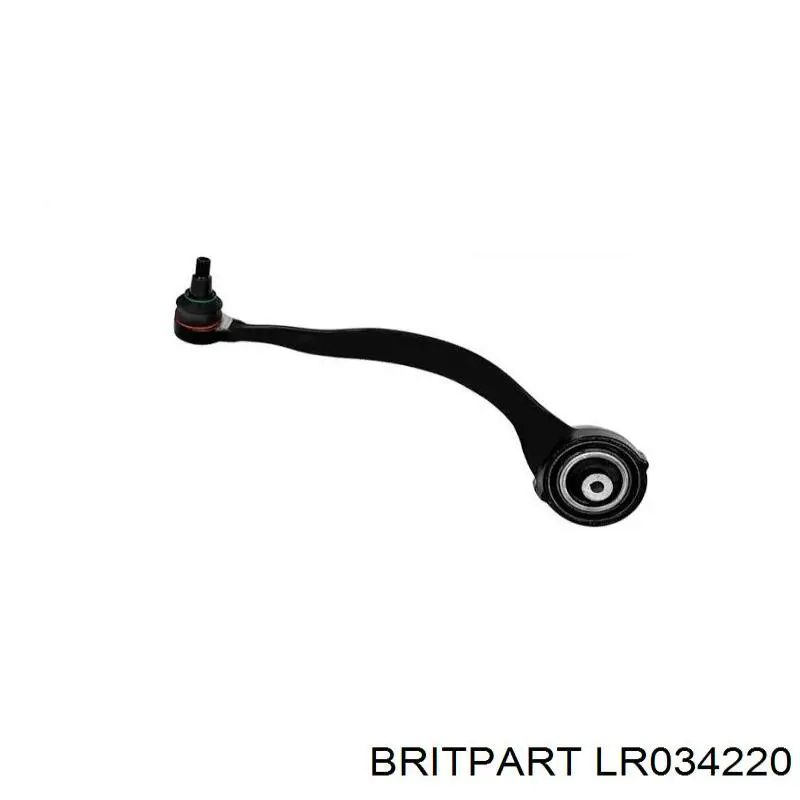 LR034220 Britpart braço oscilante inferior esquerdo de suspensão dianteira