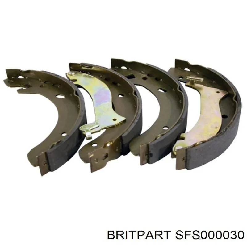 SFS000030 Britpart Барабанные тормозные колодки