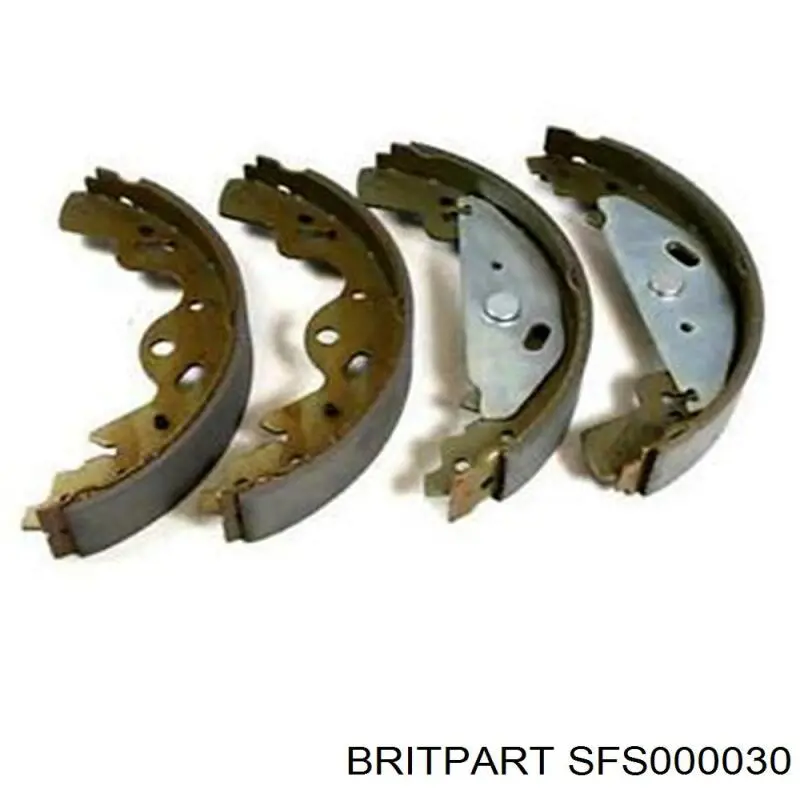 Задние барабанные колодки SFS000030 Britpart