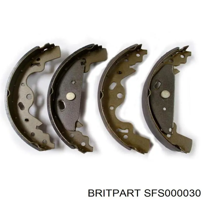 Купить SFS000030 Britpart Задние барабанные тормозные колодки