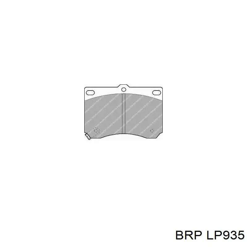 Передние тормозные колодки LP935 BRP