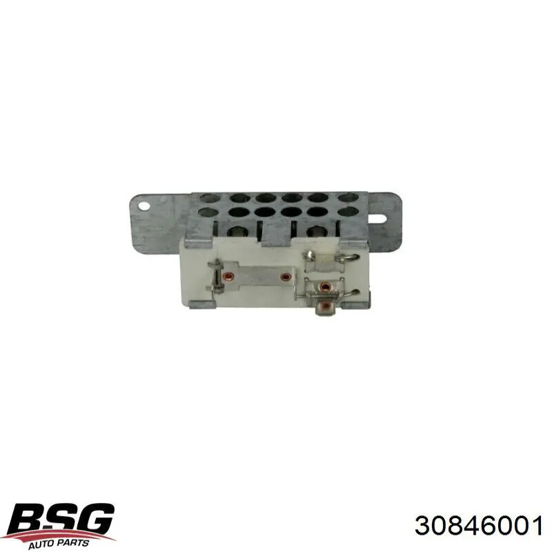 Резистор (сопротивление) вентилятора печки (отопителя салона) BSG 30846001