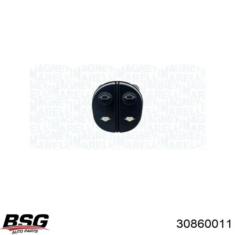30-860-011 BSG кнопка включения мотора стеклоподъемника передняя левая
