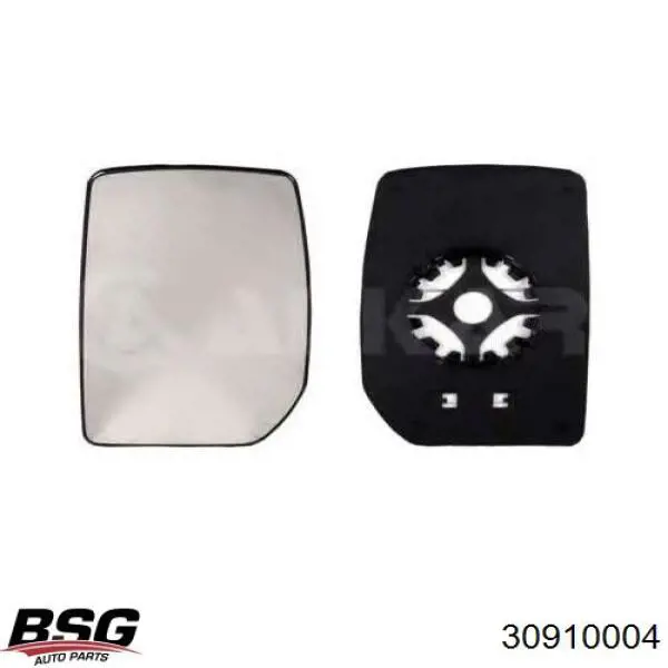 Купить 30910004 BSG Стекло зеркала заднего вида, левого