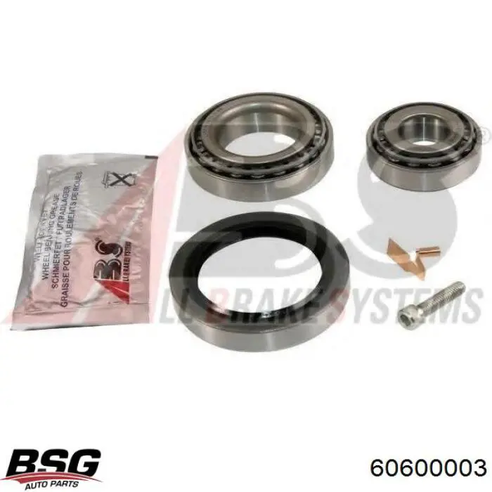 60600003 BSG Подшипник ступицы передней