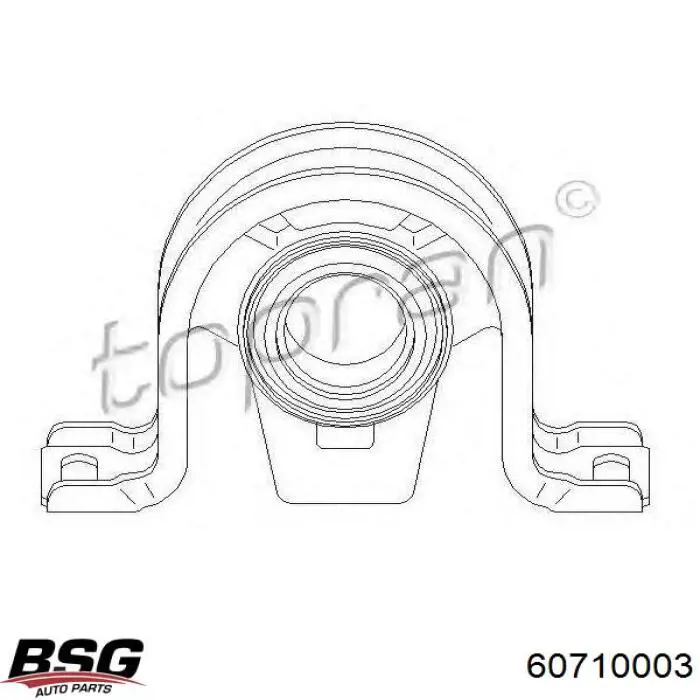 60710003 BSG Подвесной подшипник кардана