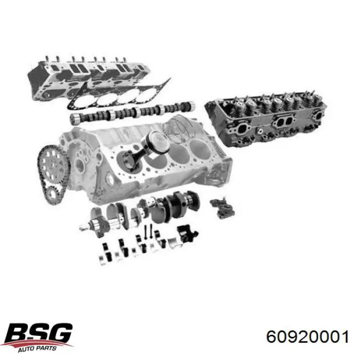 Бампер задний, правая часть 60920001 BSG