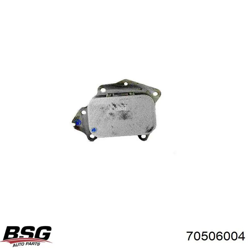 70-506-004 BSG радиатор масляный (холодильник, под фильтром)