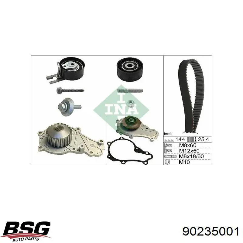 90235001 BSG Механический вакуумный насос