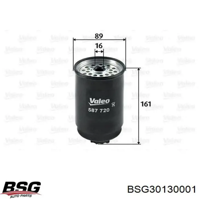 Фильтр тонкой очистки топлива BSG BSG30130001 цена, от 8.02 USD