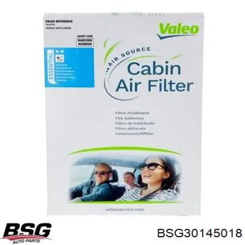Фильтр воздушный отопителя BSG BSG30145018 цена, от 4.23 USD