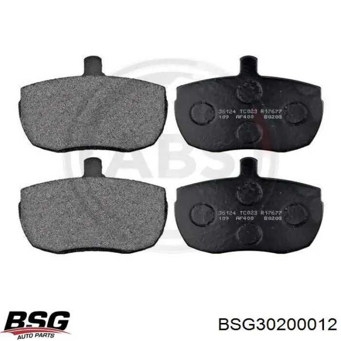 Передние тормозные колодки BSG30200012 BSG