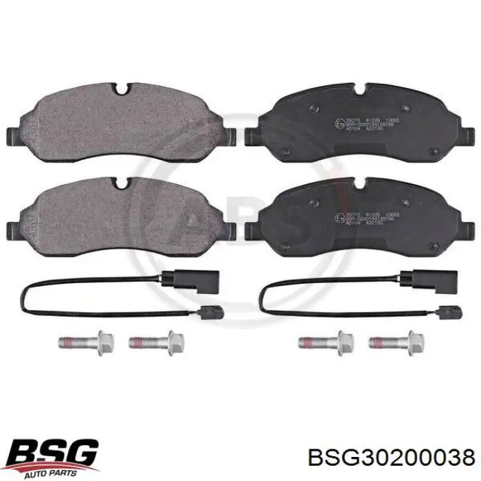 Купить BSG30200038 BSG Колодки тормозные