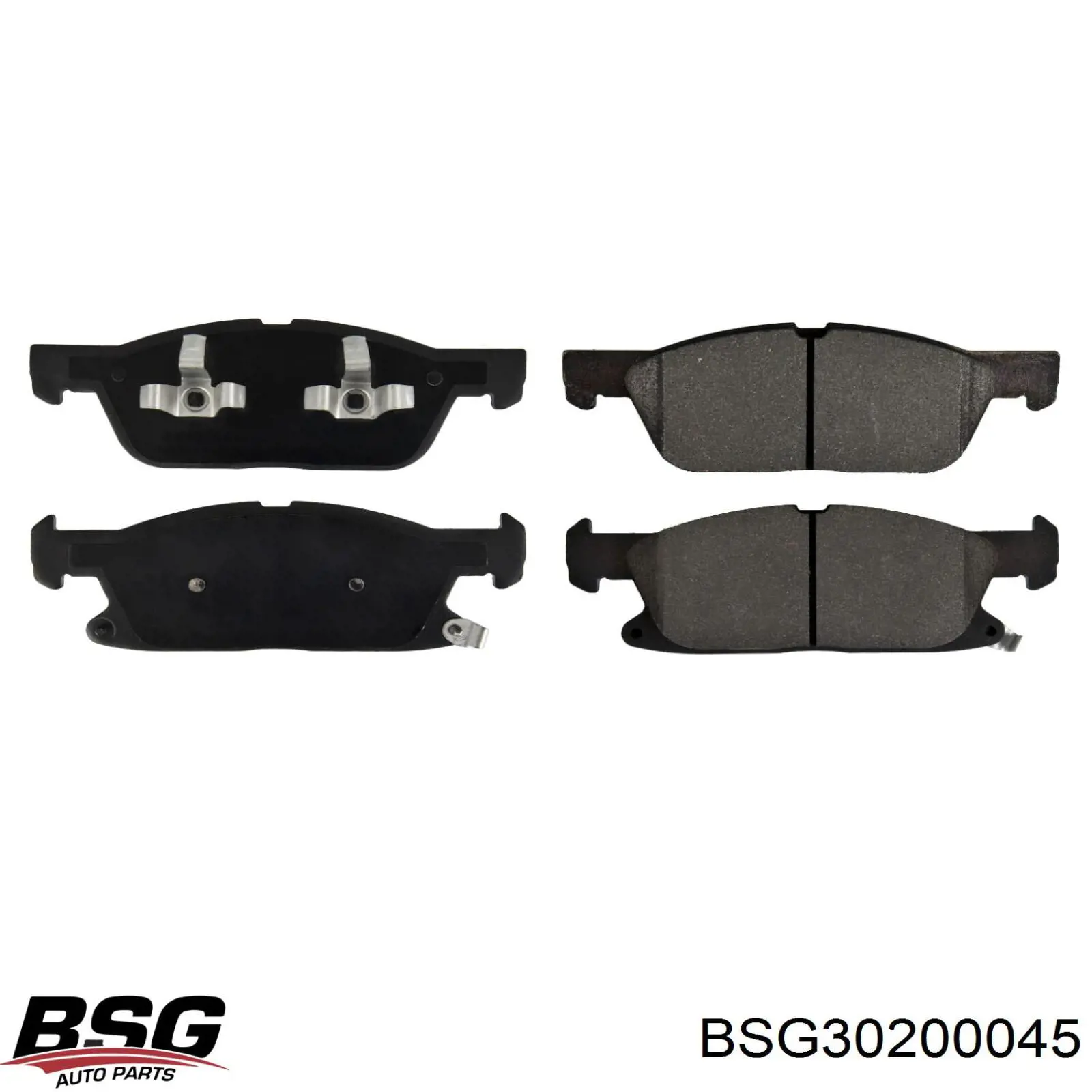 BSG 30-200-045 BSG sapatas do freio dianteiras de disco