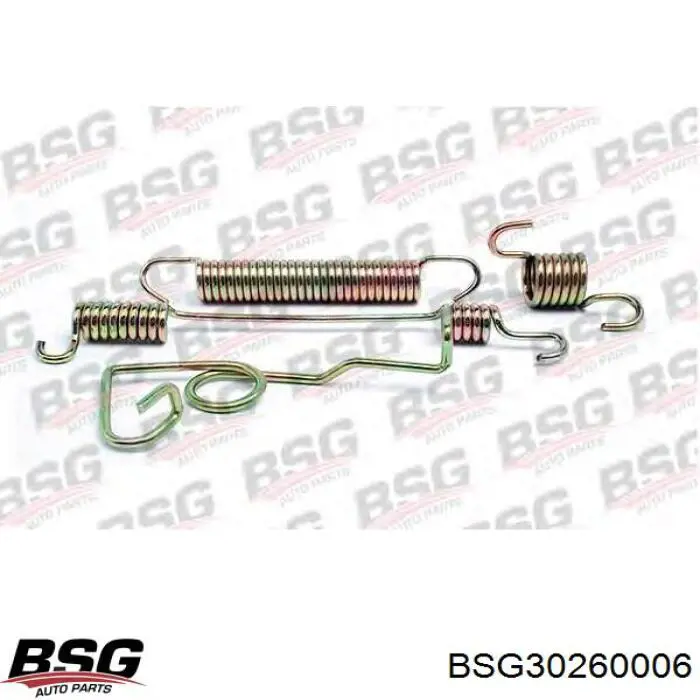 BSG30260006 BSG ремкомплект тормозных колодок