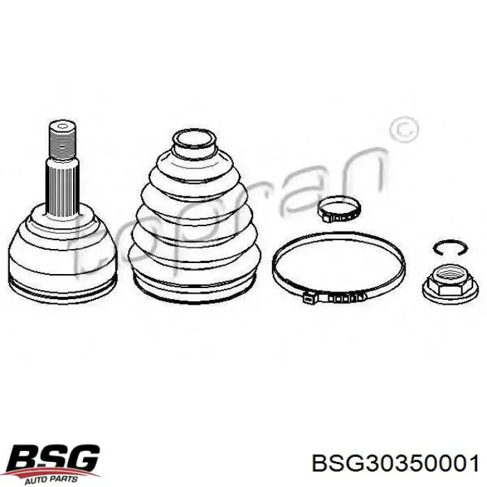 TDS0064 Magneti Marelli Полуось передняя, правая