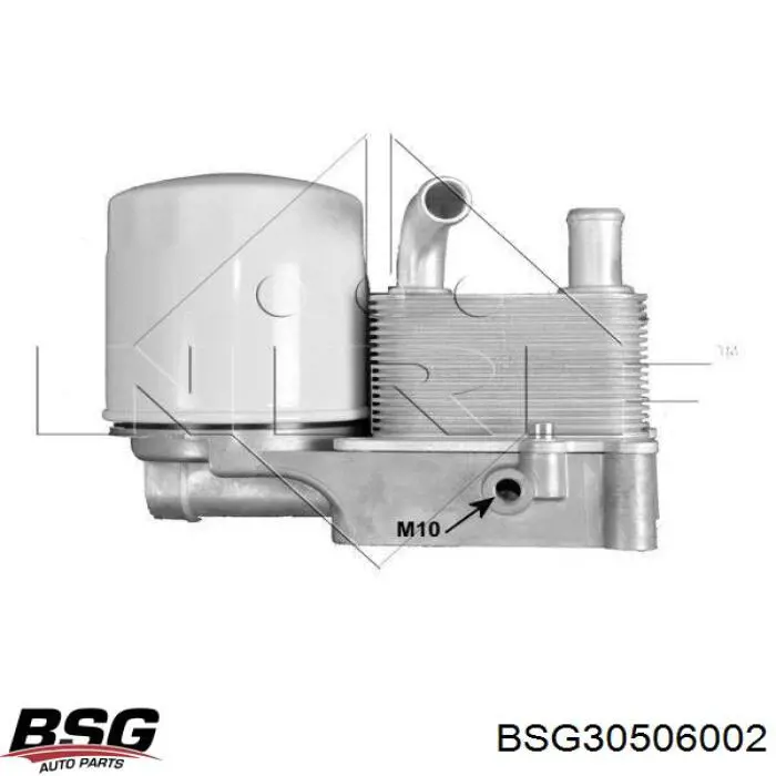 Радиатор масляный (холодильник), под фильтром BSG30506002 BSG