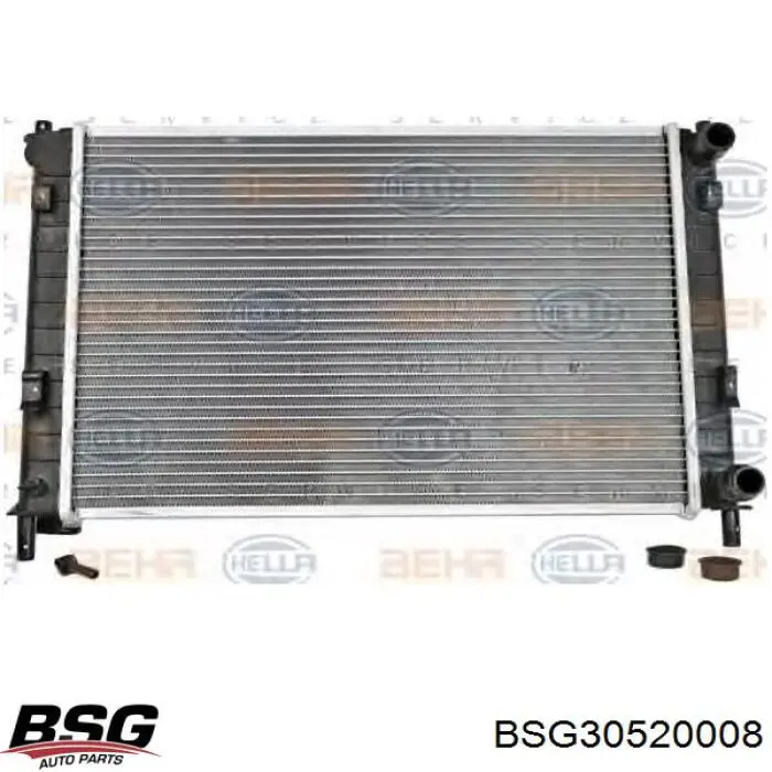 BSG 30-520-008 BSG радиатор