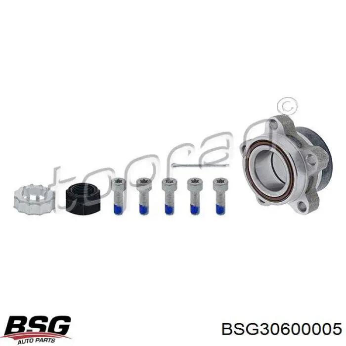BSG 30-600-005 BSG подшипник ступицы передней