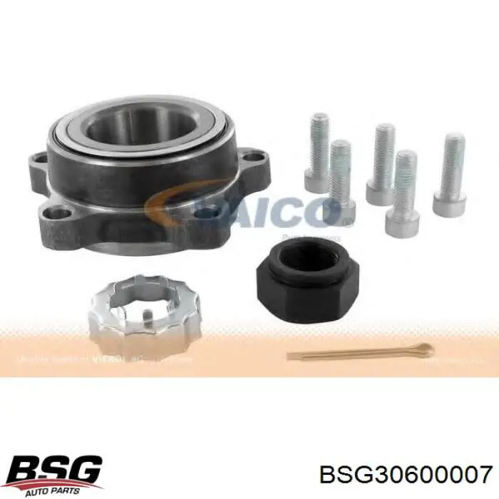 Комплект подшипника ступицы колеса BSG BSG30600007 цена, от 32.31 USD