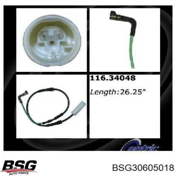 Подшипник задней ступицы 30605019 BSG